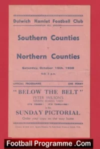 Southern Counties v Northern Counties 1938 – Dulwich Hamlet