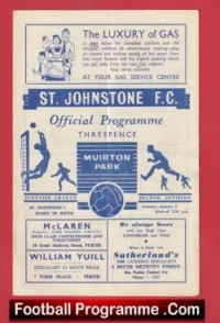 St Johnstone v Queen Of The South 1960s