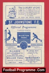 St Johnstone v Queen Of The South 1960s