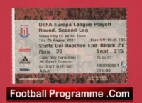 Stoke City v FC Thun 2011 – Football Ticket