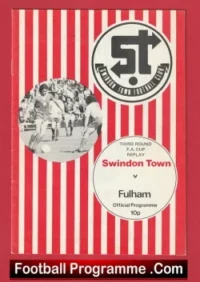 Swindon Town v Fulham 1977 – FA Cup Replay + Moore + George Best