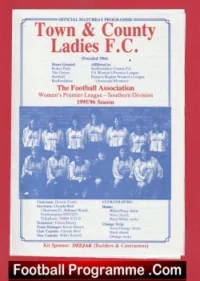 Town And Country Ladies v Bedford Bells Ladies 1995 – Womens Football
