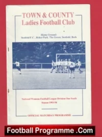 Town And Country Ladies v Bristol Ladies 1993 – Womens Football