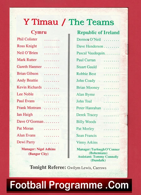 Wales v Ireland 1994 - International Match at Porthmadog - Image 3