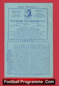 Wycombe Wanderers v Clapton 1959