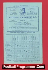 Wycombe Wanderers v Clapton 1963