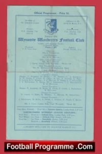 Wycombe Wanderers v Dulwich United 1952