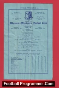 Wycombe Wanderers v St Albans 1954
