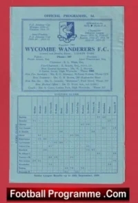 Wycombe Wanderers v Tooting Mitcham United 1958