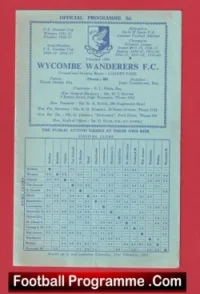 Wycombe Wanderers v Uxbridge 1963