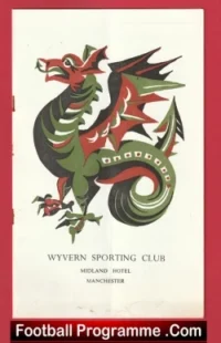 Wyvern Sporting Club Boxing Match Midland Hotel Manchester 1965