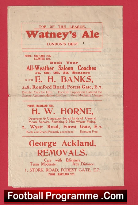 Clapton v The Casuals 1933 - London Senior Cup 1930s - Image 4