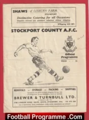 Stockport County v Grimsby Town 1953