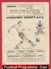 Stockport County v Grimsby Town 1953