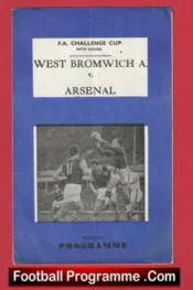 West Bromwich Albion v Arsenal 1968 – Pirate Programme