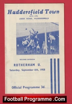 Huddersfield Town v Rotherham United 1958 - Denis Law