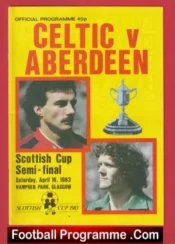 Aberdeen v Glasgow Celtic 1983 – Semi Final Alex Ferguson Manager