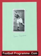Manchester United John Hanlon Autograph Signed Picture 1940s (Copy)
