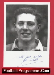 Manchester United Joe Walton Autograph Signed Picture 1940s