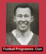 Manchester United Walter Whitehurst Signed Autograph Man Utd 1955 – 1956