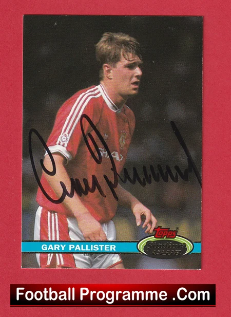 Manchester United Gary Pallister Man Utd Signed Football Card Autograph - Image 2