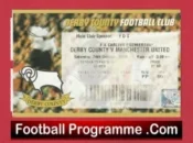 Derby County v Manchester United 1998 – Treble Season Ticket