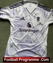 Manchester United Multi Autographed Signed Away Football Shirt 2025 – 2026