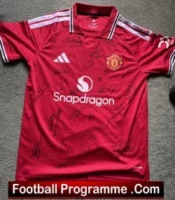 Manchester United Multi Autographed Signed Away Football Shirt 2026 – 2027