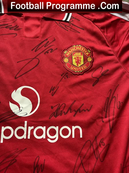 Manchester United Multi Autographed Signed Away Football Shirt 2026 - 2027 - Image 4