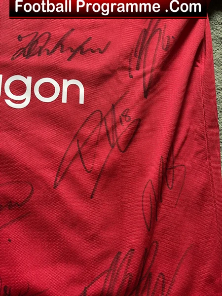 Manchester United Multi Autographed Signed Away Football Shirt 2026 - 2027 - Image 5