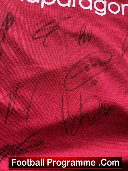 Manchester United Multi Autographed Signed Away Football Shirt 2026 - 2027 - Image 7