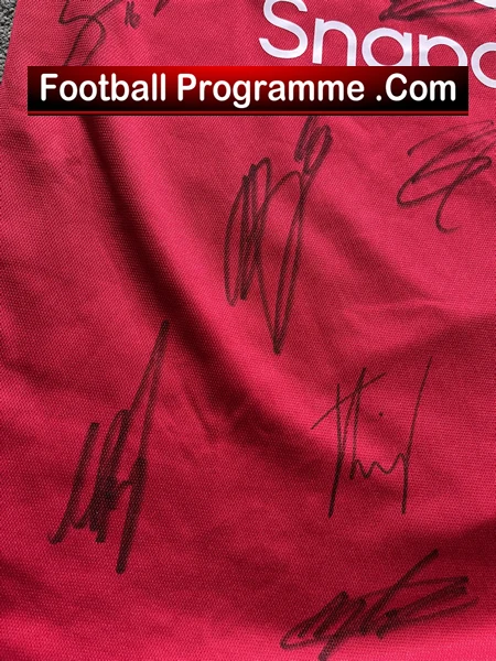 Manchester United Multi Autographed Signed Away Football Shirt 2026 - 2027 - Image 8