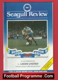 Brighton Hove Albion v Leeds United 1989