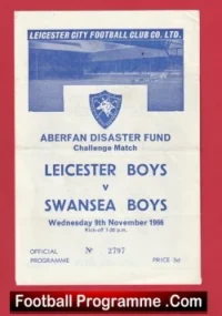 Leicester City v Swansea 1966 – Schoolboys School Boys