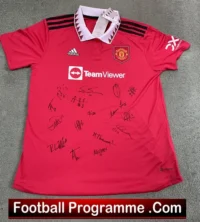 Manchester United Multi Autographed Signed Womens Football Shirt 2022 2023