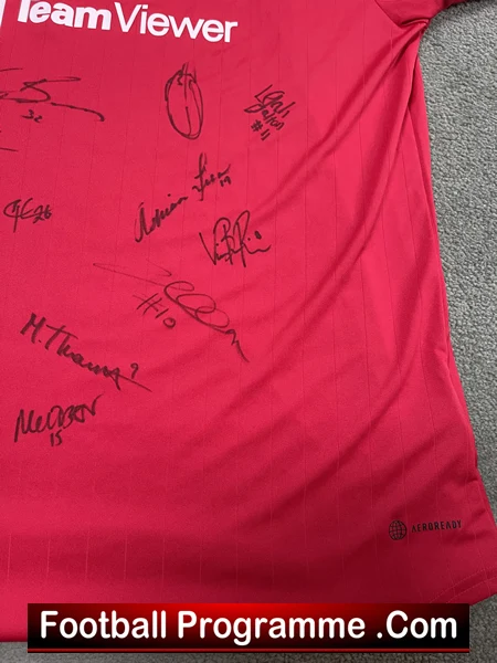 Manchester United Multi Autographed Signed Womens Football Shirt 2022 2023 - Image 5