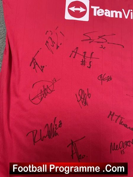Manchester United Multi Autographed Signed Womens Football Shirt 2022 2023 - Image 3