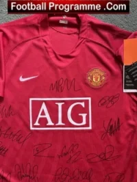 Manchester United Multi Autographed Signed Football Shirt 2006 – 2010