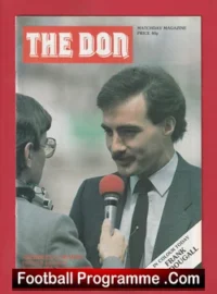 Aberdeen v Hearts 1984 – Premier Division Alex Ferguson Manager