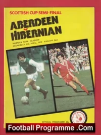 Aberdeen v Hibernian 1979 Scottish Cup Semi Final Ferguson Manager