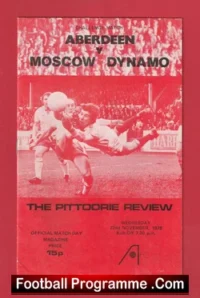 Aberdeen v Moscow Dynamo 1978 – Challenge Match Alex Ferguson