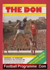 Aberdeen v St Johnstone 1983 – League Cup Alex Ferguson Manager