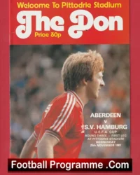 Aberdeen v SV Hamburg 1981 – UEFA Cup Alex Ferguson Manager