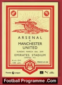 Arsenal v Manchester United 2019 – Man Utd