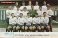 Bury Football Club Multi Autographed Signed Team 1969 1970