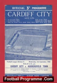 Cardiff City v Huddersfield Town 1958 – Denis Law