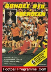 Dundee United v Aberdeen 1985 – Alex Ferguson Manager