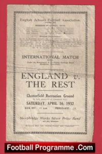 England Schoolboys v The Rest 1932 – Denis Compton