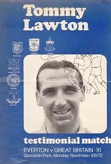 Tommy Lawton Benefit Testimonial Everton v GB 1972 + George Best