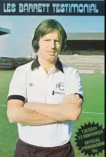 Les Barrett Testimonial Benefit Match Fulham 1976 + George Best